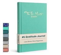 UrBestSelf 6-Minuten Diario de Gratitud (Inglés) - Más Bienestar y Autoconocimiento + Diario Personal - Mindfulness, Meditación, Journaling Notebook para Adultos 2025