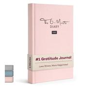 UrBestSelf 6-Minuten Diario de Gratitud PUR (Inglés) - Más Bienestar y Autoconocimiento + Diario Personal - Mindfulness, Meditación, Journaling Notebook para Adultos 2025
