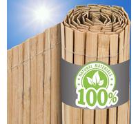 UrFence Su Oasis: 90x600 Valla Jardín Bambú Natural - Protector Balcón Exterior - Malla Ocultación Terraza - Cañizo Pergola Privacidad Separador Patio Cerramiento Decoración Exterior Sombreo Cercado