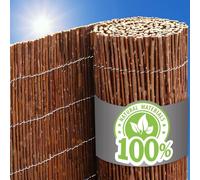 urfence Tu Oasis: 80x300 Valla de Mimbre Natural - Malla Ocultacion Balcon Privacidad - Protección Sol y Viento - Vallas Cañizo Terraza Vaya de Jardin Sombreo Panel Decorativo Madera Caña Ocultacion