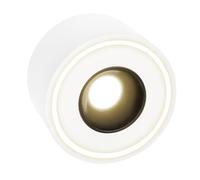 URing Focos LED Interior Techo Superficie Blanco - Ø97x55mm - Aplique Techo Foco interior 8W 1680lm - 4000K Blanco Neutro - Plafones Focos redondo 230V, Focos Superficie de Aluminio, Foco Techo LED