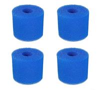 URPIZY Esponja de espuma de repuesto para filtro de piscina, 4 unidades, para Intex tipo I, lavable, reutilizable, filtro de piscina, parte de esponja de espuma