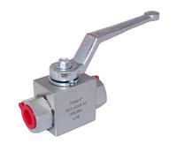 URPIZY Válvula de Bola de Alta presión hidráulica de 2 vías 1PC - 3/8" para BSP - 500 Bar MWP válvula de Bola hidráulica de Acero al Carbono