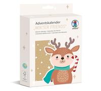 URSUS 2487 00 00F Amigos de Invierno, 24 Bolsas de Papel Kraft, Incl. Pegatinas y Pinzas de Madera, Set de Bricolaje para Hacer calendarios de Adviento, Multicolor, One Size