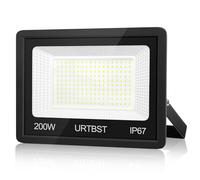 URTBST Foco LED Exterior 200W 20000LM IP67 Impermeable - Proyector 7000K Super Brillante Blanco Frío para Garaje, Gardín, Fábrica, Patio