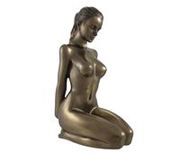 US 5,88 Hembra de Nude Estatua de Rodillas (con Las Manos en la Espalda, Color Bronce