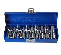 US PRO B1128 Piece Torx TRX-Star BIT - Juego de llaves de vaso (1/2", 10 piezas, 1/2")