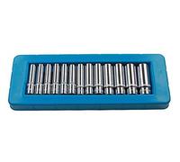 US PRO B1388 - Juego de 13 llaves de vaso hexagonales individuales de 1/4 pulgadas (4-14 mm)