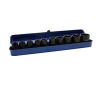 US PRO Juego de 10 llaves de vaso métricas de impacto poco profundo de 1/2 pulgada DR 9-27 mm 1396