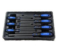 US PRO Juego de 7 destornilladores Torx de estrella TRX-Star con agarre acolchado T10-30 B1586