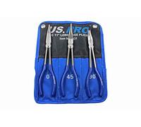 US PRO Tools 1831 - Alicates de punta de largo alcance, 3 unidades, 275 mm, color azul