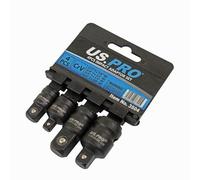 US PRO Tools 3504 - Juego de adaptadores de impacto de 4 piezas de 1/10.2 cm, 3/20.3 cm, 1/5.1 cm