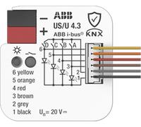 US/U4.3, interfaz universal, 4 vías, montaje en superficie, 1 unidad.