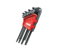 USAG 280 LTSTX/S8 Juego de 8 llaves Torx macho largas con cabeza esférica