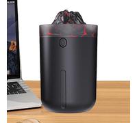 USB Personal Desktop Humidificar, Volcano Night Light Humidificar, Low Noise Air Humidificar, Portable Desktop Humidifier, Small Room Humidifie for Bedroom, Living Room, Yoga Studios, and Work Area