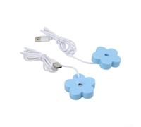 USB portátil para mini humidificador, paquete de 2, para pulverizador de agua de escritorio nano niebla, humidificador de aire silencioso con apagado automático de 8 horas, CC 5 V ABS para oficina en