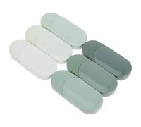 USHOBE 6 Piezas Cinta Correctora de Rodillo Mini Color Claro, Pet, Diseño Ergonómico y Superficie Suave, para Oficina y Apuntes, para Estudiantes y Trabajadores de Oficina