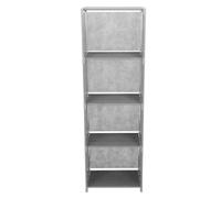 USHOBE Estantería Organizadora de Almacenamiento de 4 Niveles Estructura de Acero Inoxidable y Tela No Tejida, Fácil Montaje para Oficina y Decoración Moderna