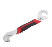 USHOBE Llave Inglesa Ajustable de Acero Alto Carbono Diseño de Boca Ancha y Rango de Sujeción 6-22mm para Fontanería Segura y Flexible en Grifos y Desagües
