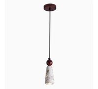 USMJQVZ Lámpara Colgante de Piedra terrazo, Estilo nórdico Minimalista, lámpara Colgante de mármol, decoración de Interiores, lámpara Colgante Ajustable, lámpara de araña Estilo rústico para