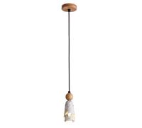 USMJQVZ Lámpara Colgante de Piedra terrazo, Estilo nórdico Minimalista, lámpara Colgante de mármol, decoración de Interiores, lámpara Colgante Ajustable, lámpara de araña Estilo rústico para