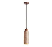 USMJQVZ Lámpara Colgante WABI Sabi de travertino Amarillo, lámpara Colgante de Piedra de Cueva de Estilo nórdico japonés, Mini lámpara de Techo Moderna para Isla de Cocina, Comedor, Dormitorio.