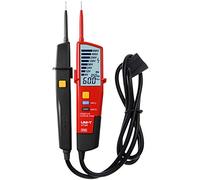 UT18D Comprobador de Tensión de Rango Automático, Impermeable Probador de Voltaje con Medición de Tensión CA/CC y Función de Prueba de Secuencia de Fases, Rango voltaje 12V~690V