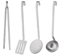 Utensilios de cocina CONVIVIO, juego de 4 piezas, acero inoxidable, Alessi
