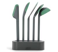 Utensilios de cocina NON-SCRATCH, juego de 5 piezas, verde, plástico, Lékué