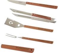 Utensilios para barbacoa con grabado – Utensilios para barbacoa personalizados – Regalos para hombres – Regalos de cumpleaños – Regalo para el Día del Padre – Set de barbacoa