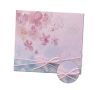 UTHCLO Caja de Obsequio Rosa Sakura para San Valentín y Bodas, Estuche de Papel Ecológico 25x18x8 Cm Bolsa, Adecuado para Cumpleaños, Fiestas y Embalaje de Dulces