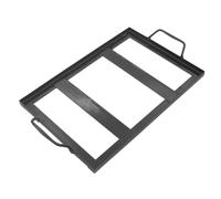 UTHCLO Parrilla para Parrilla, Parrilla para Asar, Estante para Platos de de Hierro esmaltado Negro, Resistente al Fuego para Camping, Picnic y Barbacoa