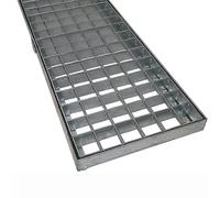 UTILFER - Parrilla galvanizada con marco, 100 cm x 30 cm