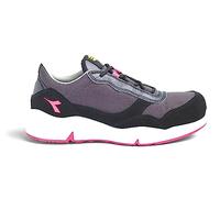 Utility Diadora | Athena Text Low S1PL FO SR ESD - S1PL FO SR ESD - Zapatos de Seguridad para Mujer, Nine Iron Raspberry, 37 EU
