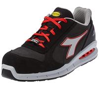 Utility Diadora - Calzado de Trabajo bajo Run Net AIRBOX Low S3 SRC para Hombre y Mujer (EU 43), C9034 Asfalto Silver Rojo