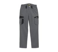 Utility Diadora Personal ISO Pantalones de Trabajo, Hombre, Steel Grey, 46-48/L