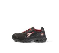 Utility Diadora Shark Engine Low S1ps FO SR ESD - Zapatillas de seguridad unisex para adulto, Negro y rojo., 43 EU