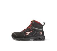 Diadora Utility Ducati Shark Engine Mid S3S, botas de seguridad 42 EU male Negro/Rojo