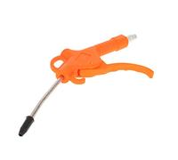 Utoolmart 6002-Boquilla de tubo de compresor de aire corto, pistola de soplado, control de flujo de aire ajustable con mango de plástico, boquilla de acero inoxidable de alta resistencia, 1 unidad