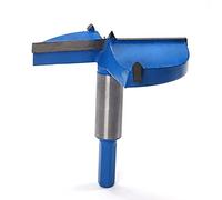 Utoolmart Forstner Broca para taladro de madera de 85mm de diámetro Vástago recto Punta de carburo cementado Agujero de carpintería profesional Sierra Cortador de madera 80mm de longitud Azul 1pcs