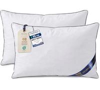 Utopia Bedding Cojines Sofa con Relleno Incluido 30x50 cm Pack de 2 Blanco