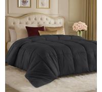 Utopia Bedding Comforters King Size, All Season Duvet Insert, Down Alternative Box Stitched Bed Comforter with Corner Tabs, Machine Washable (Grey)
