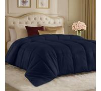 Utopia Bedding Edredón para Todas Las Estaciones de 250 g/m², edredón de Relleno de Fibra siliconada de Felpa, Cosido en Caja (Azul Marino, King)