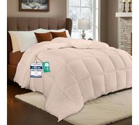 Utopia Bedding Edredón Acolchado 135x200 cm, Edredon Cama 80, Relleno Nórdico 200 gr/m² en 100% Microfibra (Beige)
