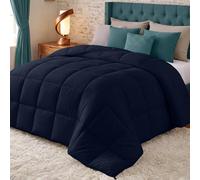 Utopia Bedding Edredón Cálido para Cama 105, 200x200 cm, Azul Marino