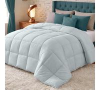 Utopia Bedding Edredón Cálido para Cama 80, 135x200 cm, Gris Claro