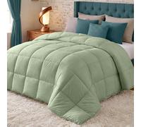 Utopia Bedding Edredón Cálido para Cama 80, 135x200 cm, Verde Salvia