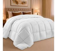Utopia Bedding Edredón de Fibra 224 x 163 cm, Fibra Hueca siliconada, (Blanco, Cama 80/90-224 x 163 cm)