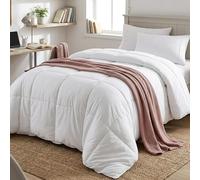 Utopia Bedding Edredón Individual XL para Todas Las Estaciones - Blanco - Relleno de Fibra Siliconada de Felpa - Cosido en Caja