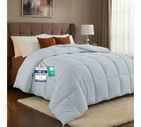 Utopia Bedding Edredón Ligero 200 g/m²,155x220cm,Cama 80/90,Gris Claro